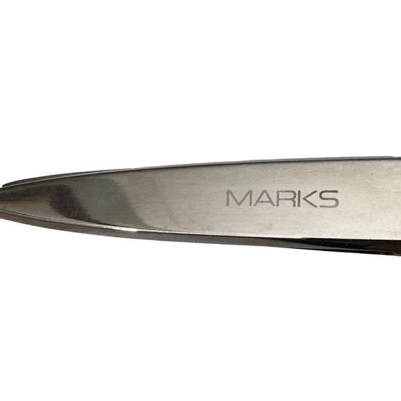 Vtg Marks 409B Pinking Shears Scissors 9" Black Handles Serrated Edge Sewing - Picture 2 of 7